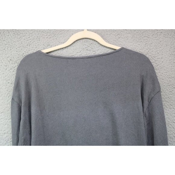 Pure Jill 3/4 Belled Sleeves Tunic-Size Medium-Linen Blend-Oversized-Lagenlook - Picture 10 of 10